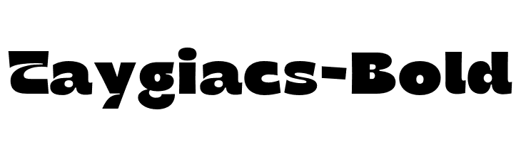 Taygiacs-Bold  baixar fontes gratis