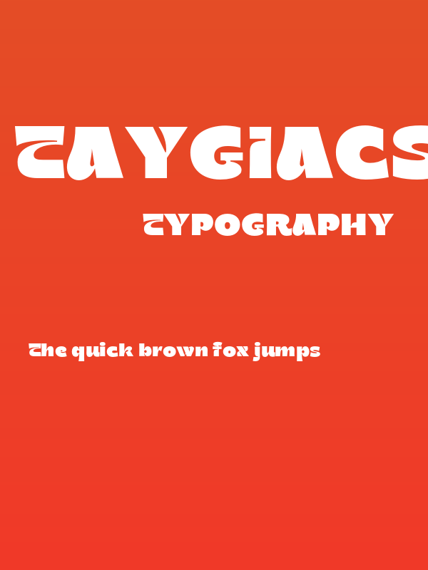 Taygiacs-Bold Poster