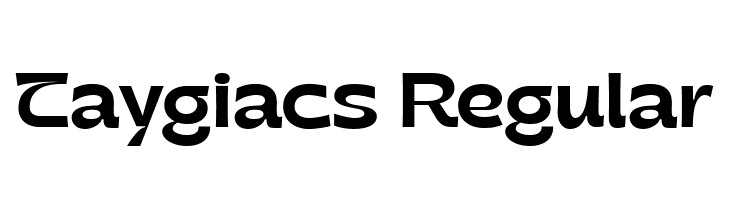 Taygiacs Regular  नि: शुल्क फ़ॉन्ट्स डाउनलोड