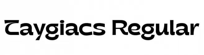 Taygiacs Regular  Frei Schriftart Herunterladen