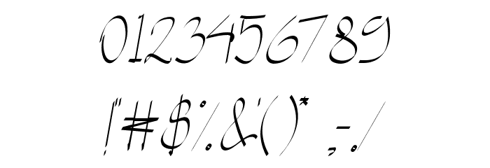 Taylilla Font OTHER CHARS