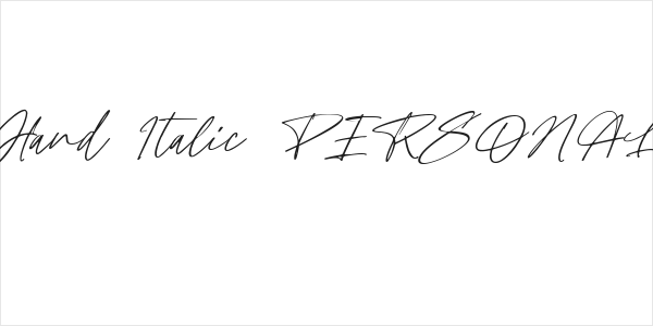 Taylor Hand Italic PERSONAL USE Logo