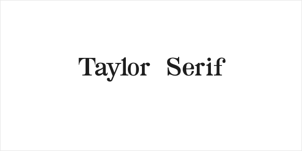 Taylor Serif Logo