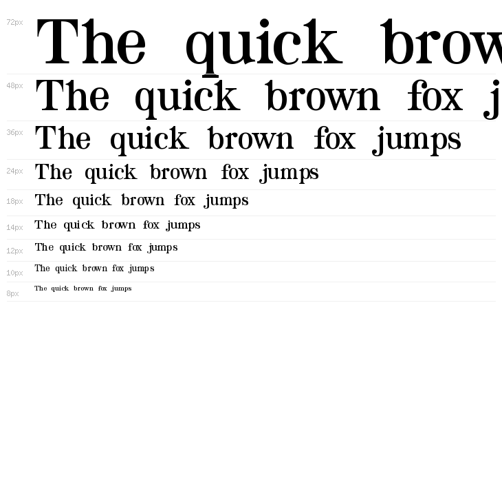 Taylor Serif Waterfall