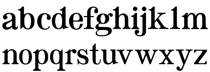 Taylor Serif Font LOWERCASE