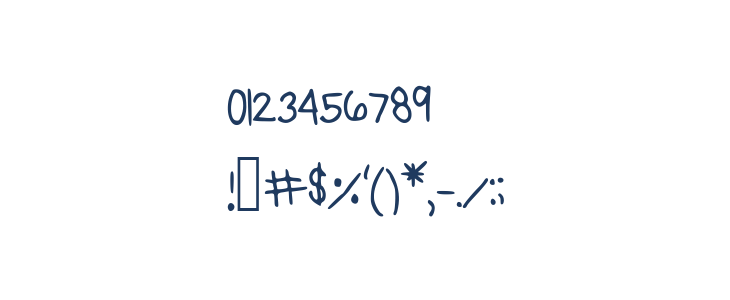 TaylorSHandwriting Other Characters