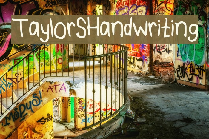 TaylorSHandwriting Example 2