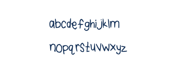 TaylorSHandwriting Lowercase