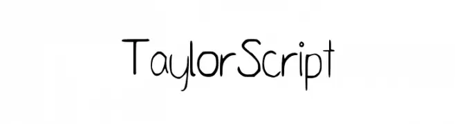 TaylorScript  Frei Schriftart Herunterladen