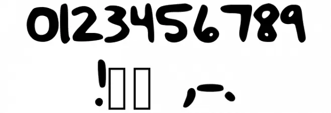 TaylorSwiftHandwriting Font OTHER CHARS