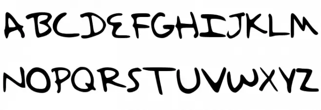 TaylorSwiftHandwriting 字体 大写