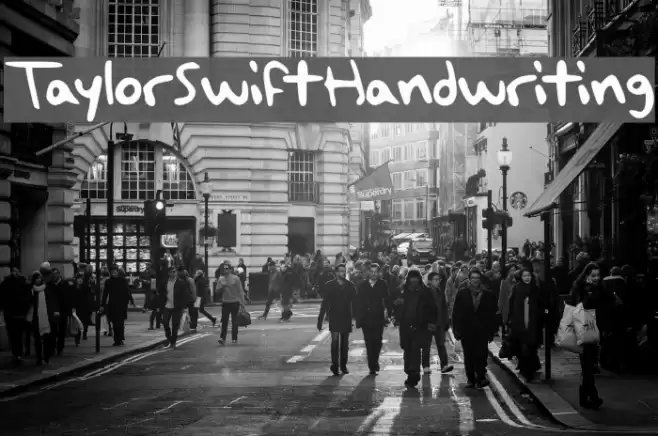 TaylorSwiftHandwriting Font examples