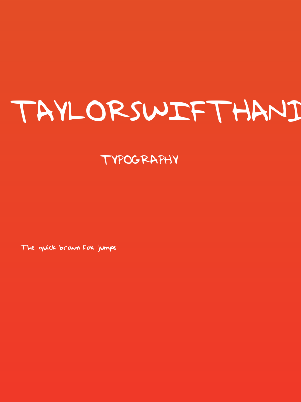 TaylorSwiftHandwriting Poster