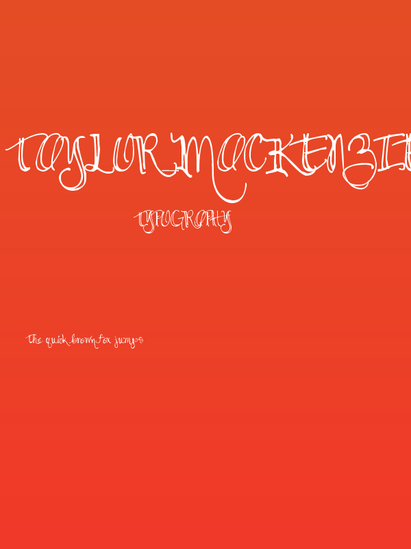 Taylor_Mackenzie Poster