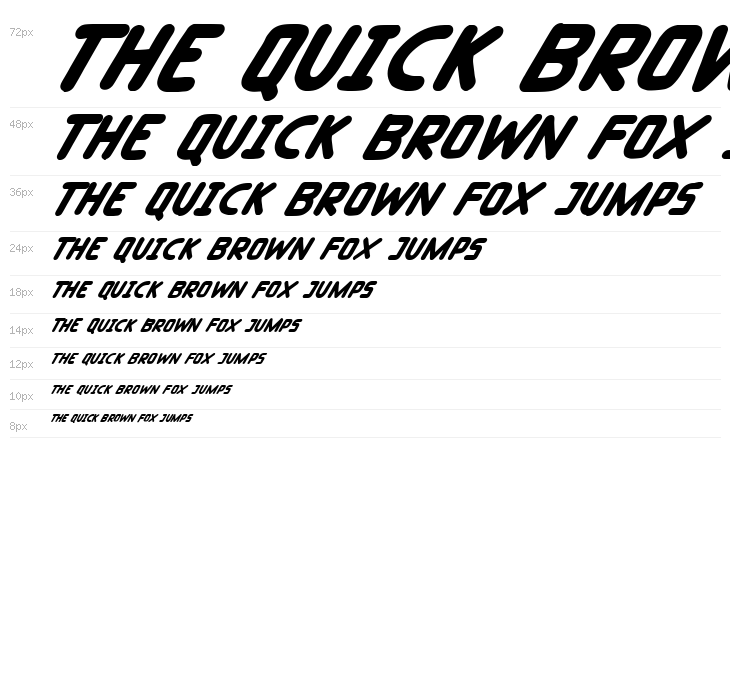 Taylorsit Italic Waterfall