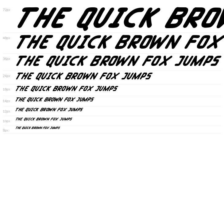 Taylorsit Italic Waterfall