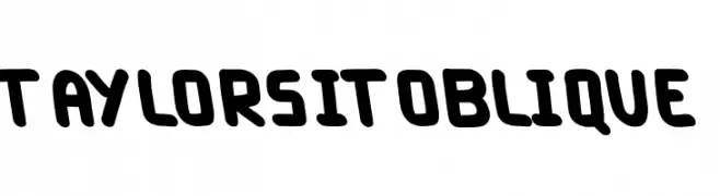Taylorsit Oblique  Frei Schriftart Herunterladen