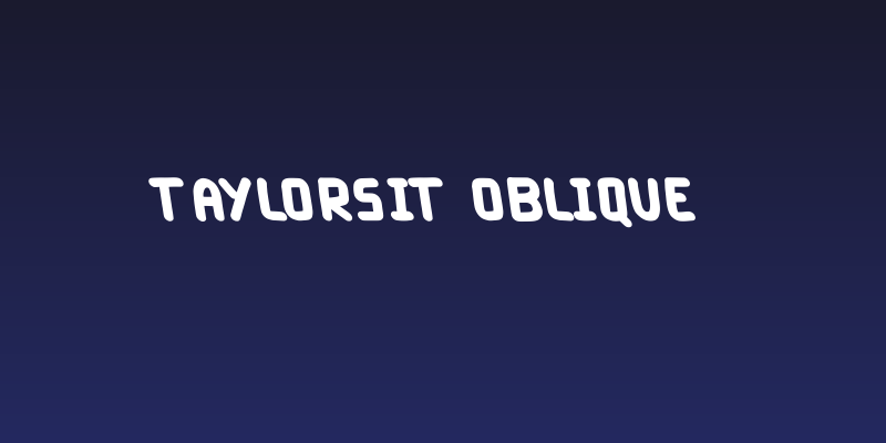 Taylorsit Oblique Social Header