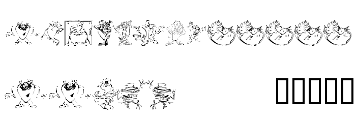 TazTheDevil Font LOWERCASE