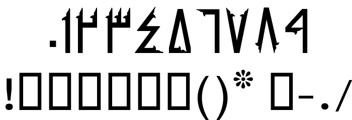 Tazhib II Font OTHER CHARS