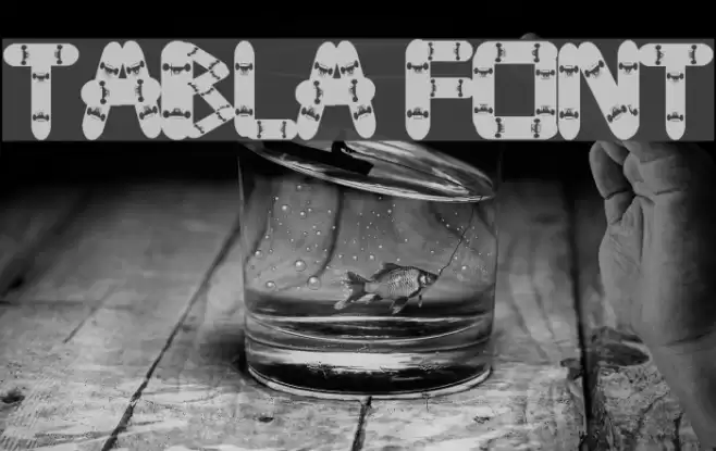tabla Font examples