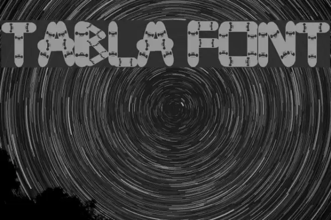 tabla Font examples