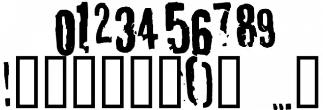 tablhoide Font OTHER CHARS