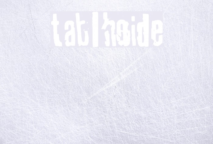 tablhoide Font examples