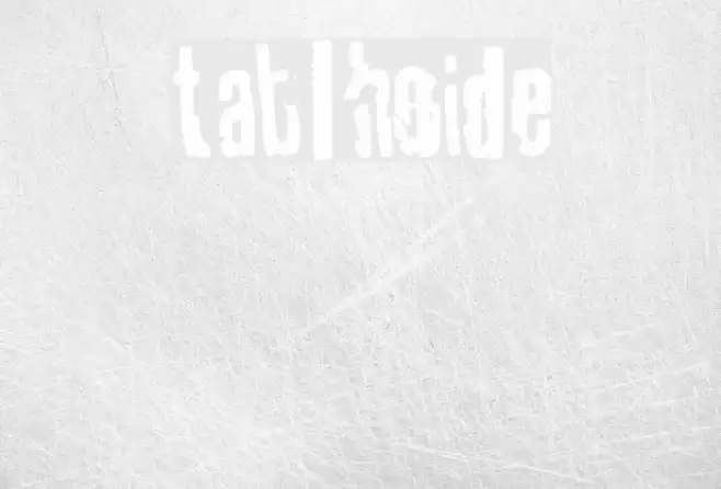 tablhoide Font examples