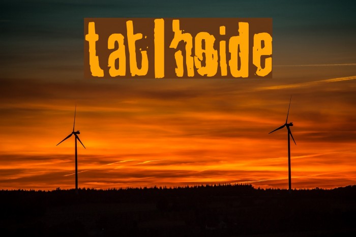 tablhoide Font examples