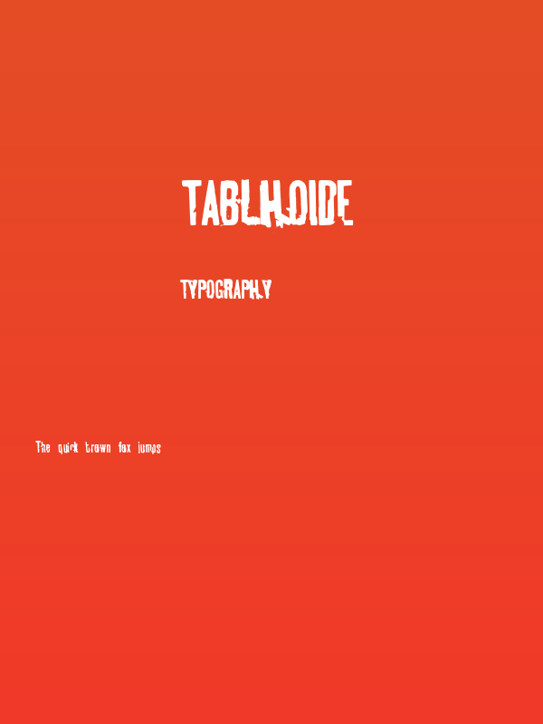 tablhoide Poster