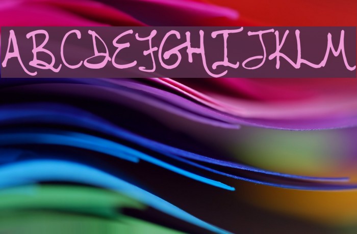 tabor handwriting Font examples