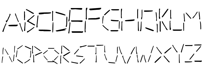 tacker Font LOWERCASE