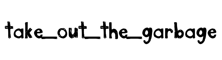 take_out_the_garbage  Fuentes Gratis Descargar