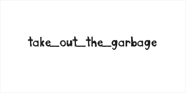 take_out_the_garbage Logo