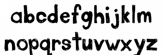 take_out_the_garbage Schriftart Kleinbuchstaben