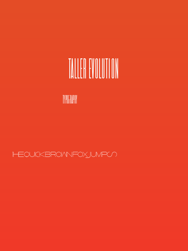 taller evolution Poster