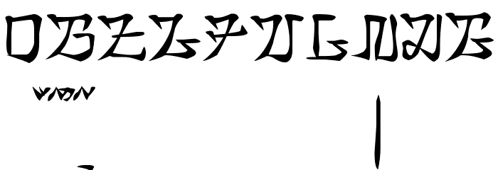 tamada - aksara sunda Font OTHER CHARS