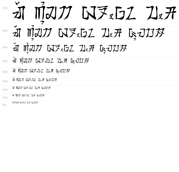 tamada - aksara sunda Waterfall