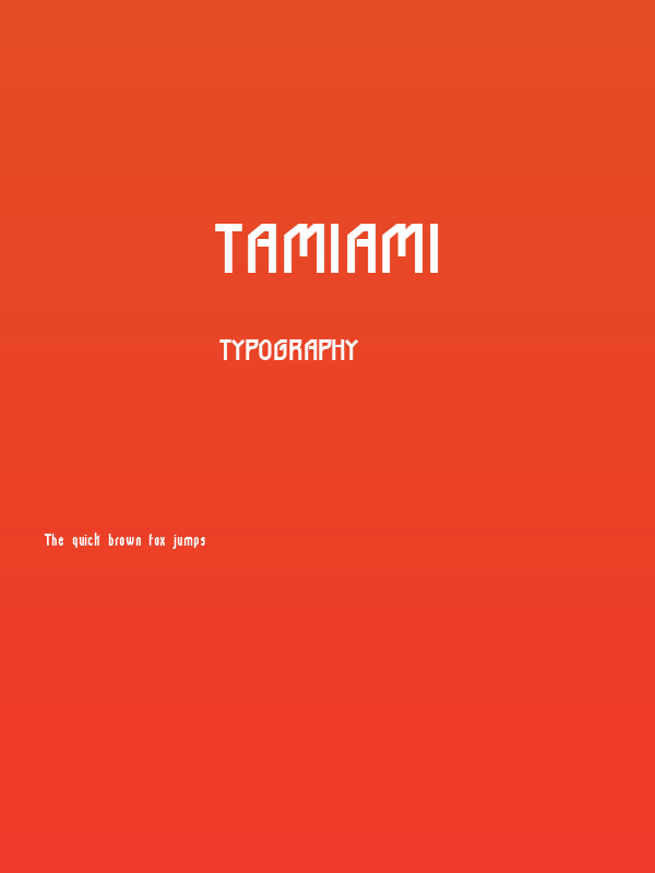 tamiami Poster