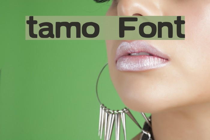 tamo Font examples