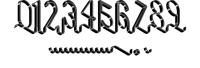 tape deck Font OTHER CHARS