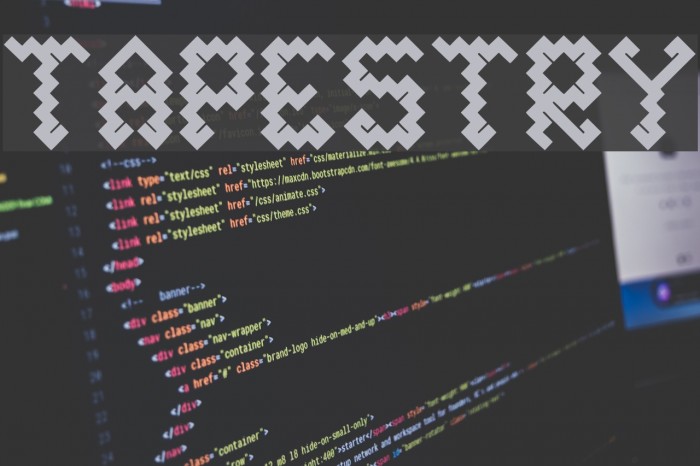 tapestry Font examples
