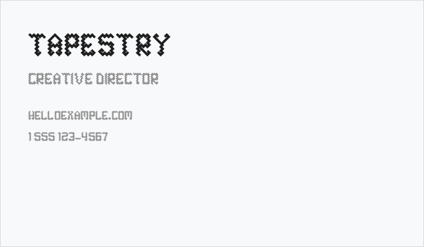 tapestry Business Card