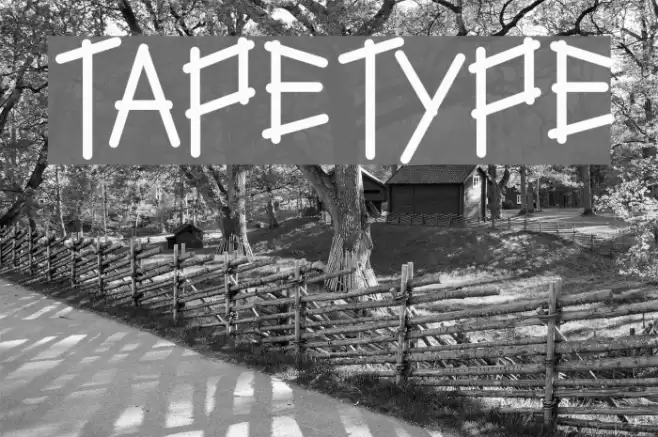 tapetype Font examples