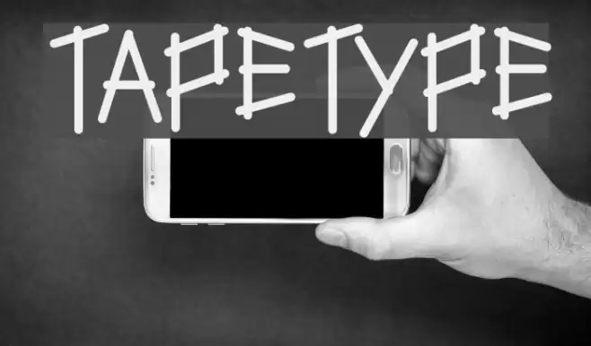 tapetype Font examples