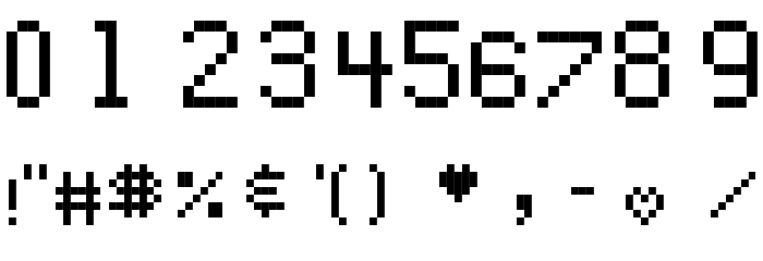 tara Font OTHER CHARS