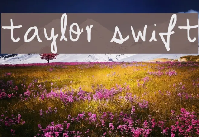 taylor swift Example 2