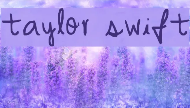 taylor swift Example 3