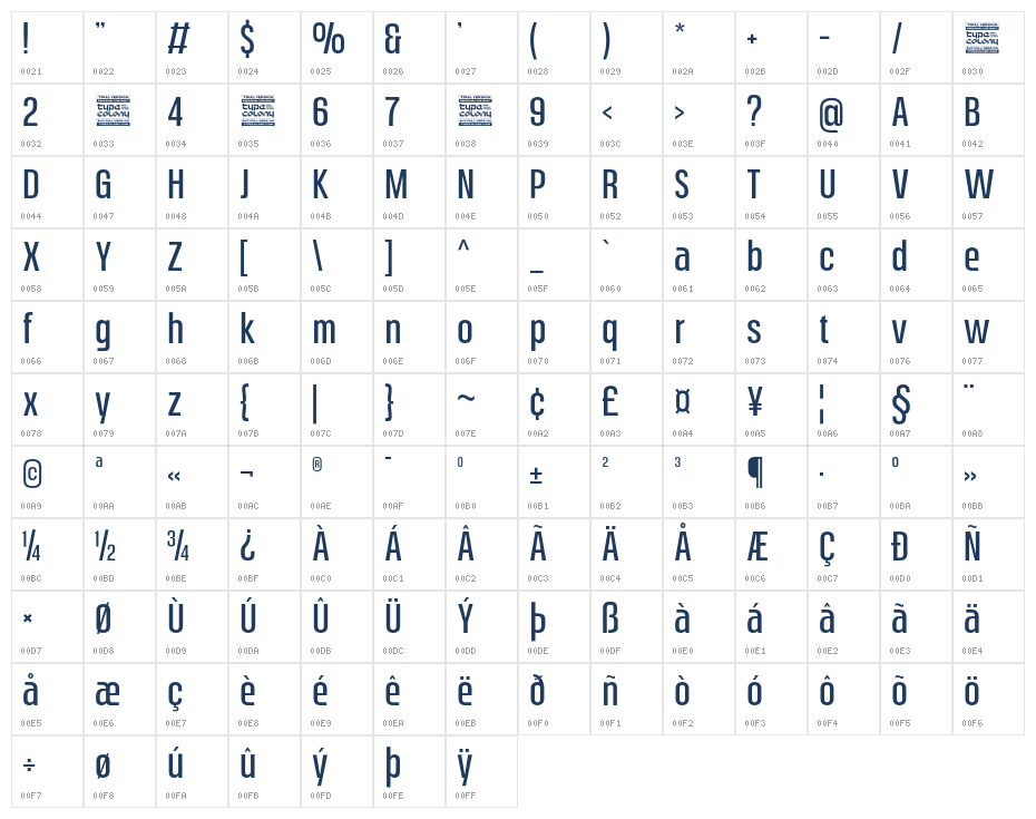 TC Kuareen Trial Version Reg Character Map